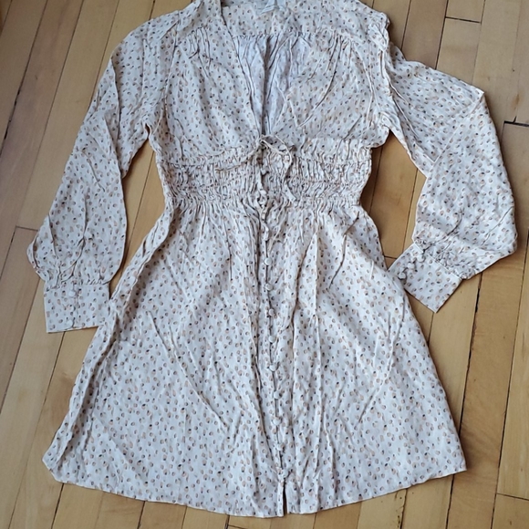 UO Asher Button-Front Dress Sz S - Picture 4 of 5